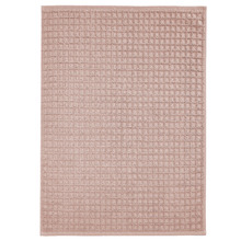 Pink Clay Waffle Cotton Towel
